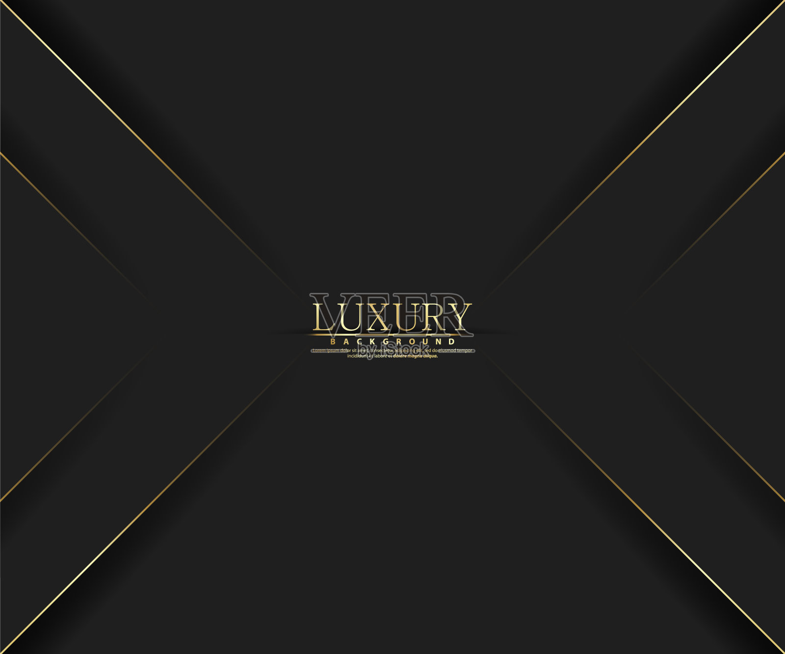 优质的背景。抽象的豪华模式。金色闪光条纹背景。抽象的金色线条纹理。黑色模式矢量插图。插画图片素材