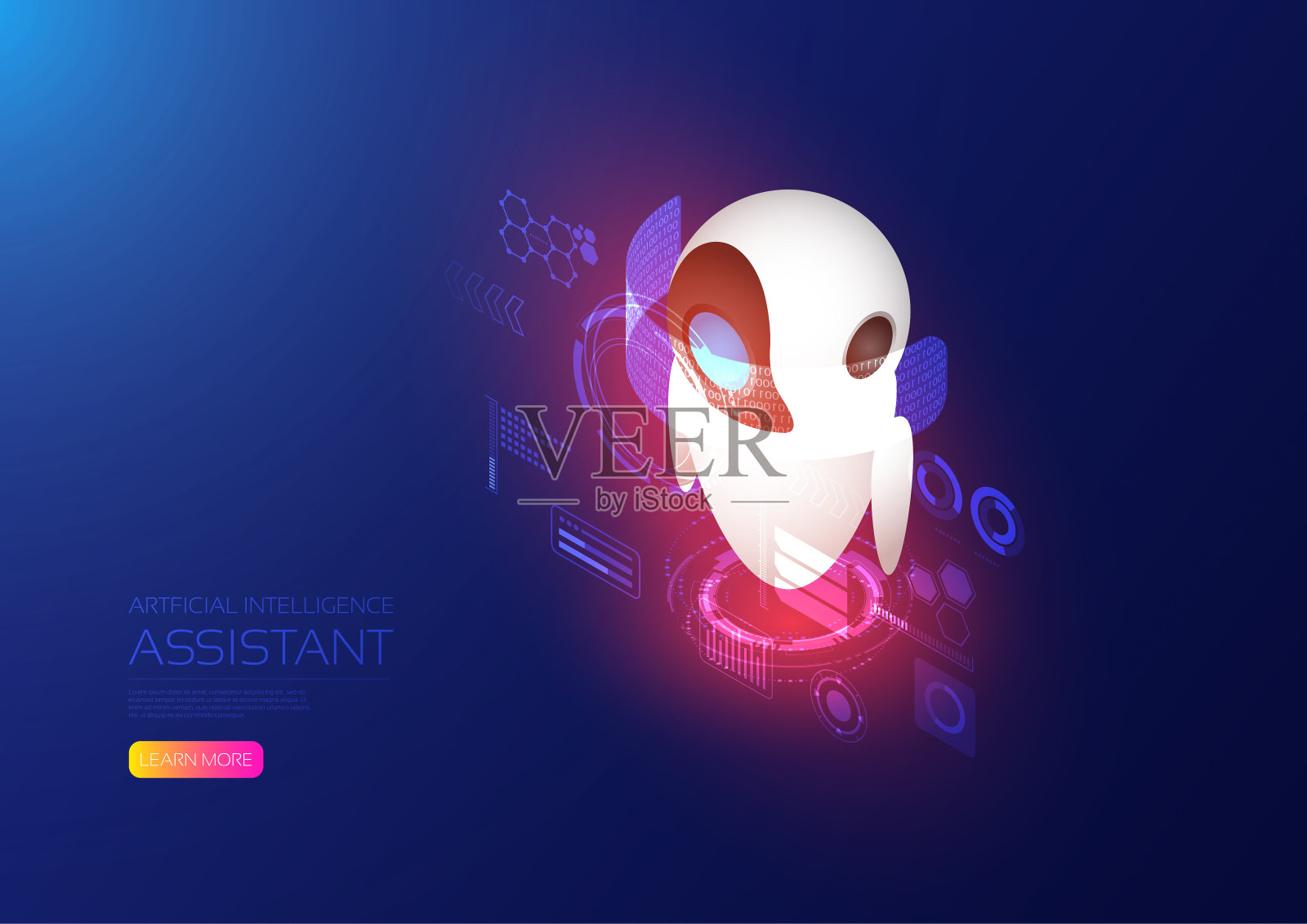 人工智能插画图片素材