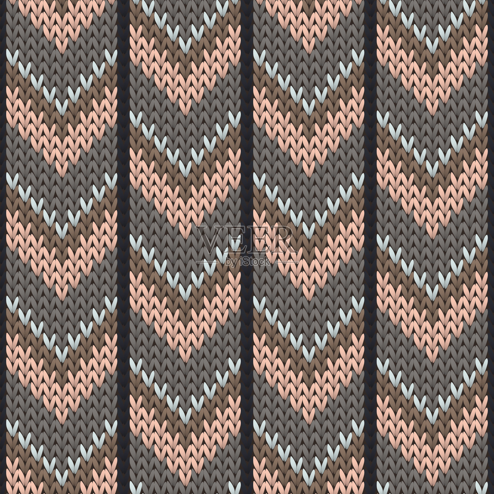 手工向下箭头线编织纹理插画图片素材