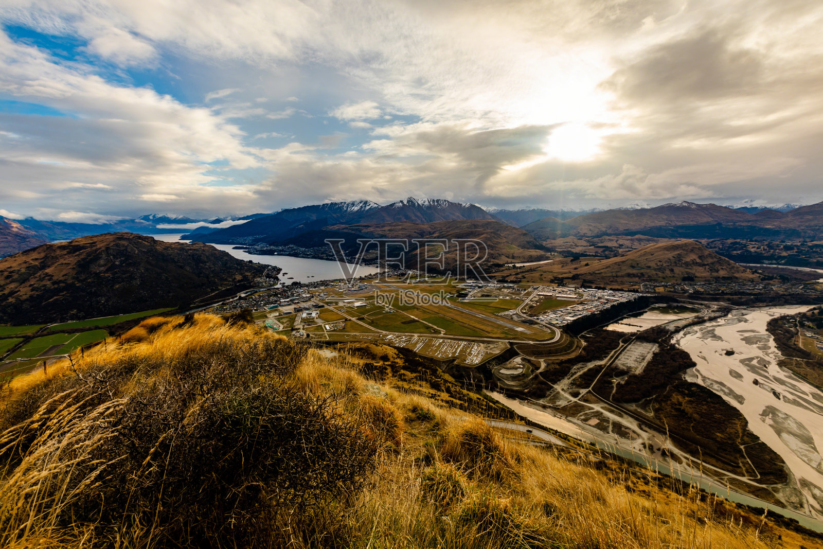 新西兰昆斯敦机场照片摄影图片