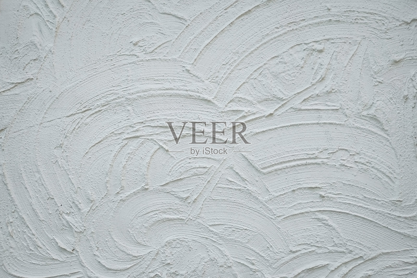 白色抹灰粗糙的墙壁纹理与大笔触照片摄影图片