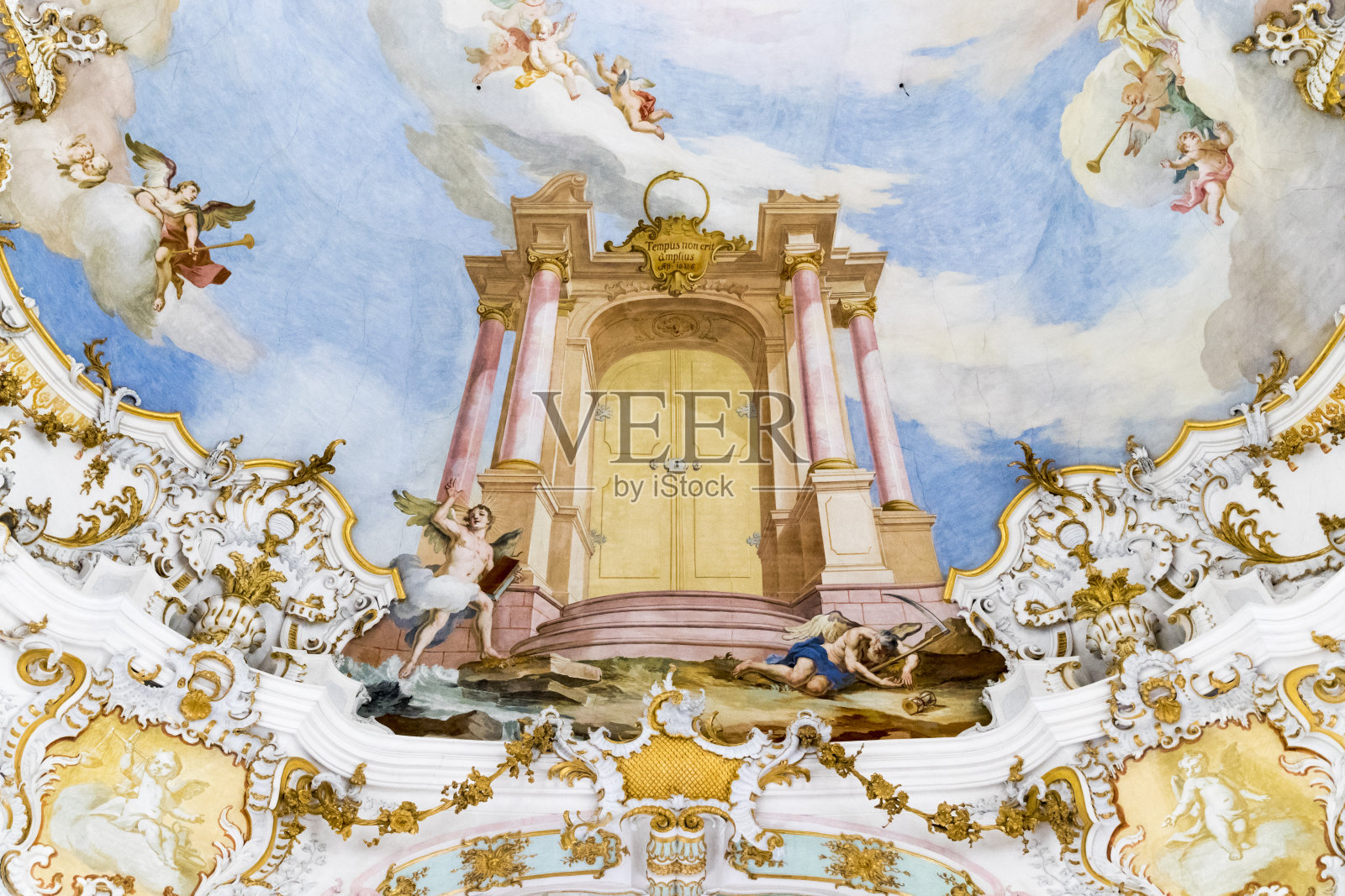 德国维斯朝圣教堂照片摄影图片