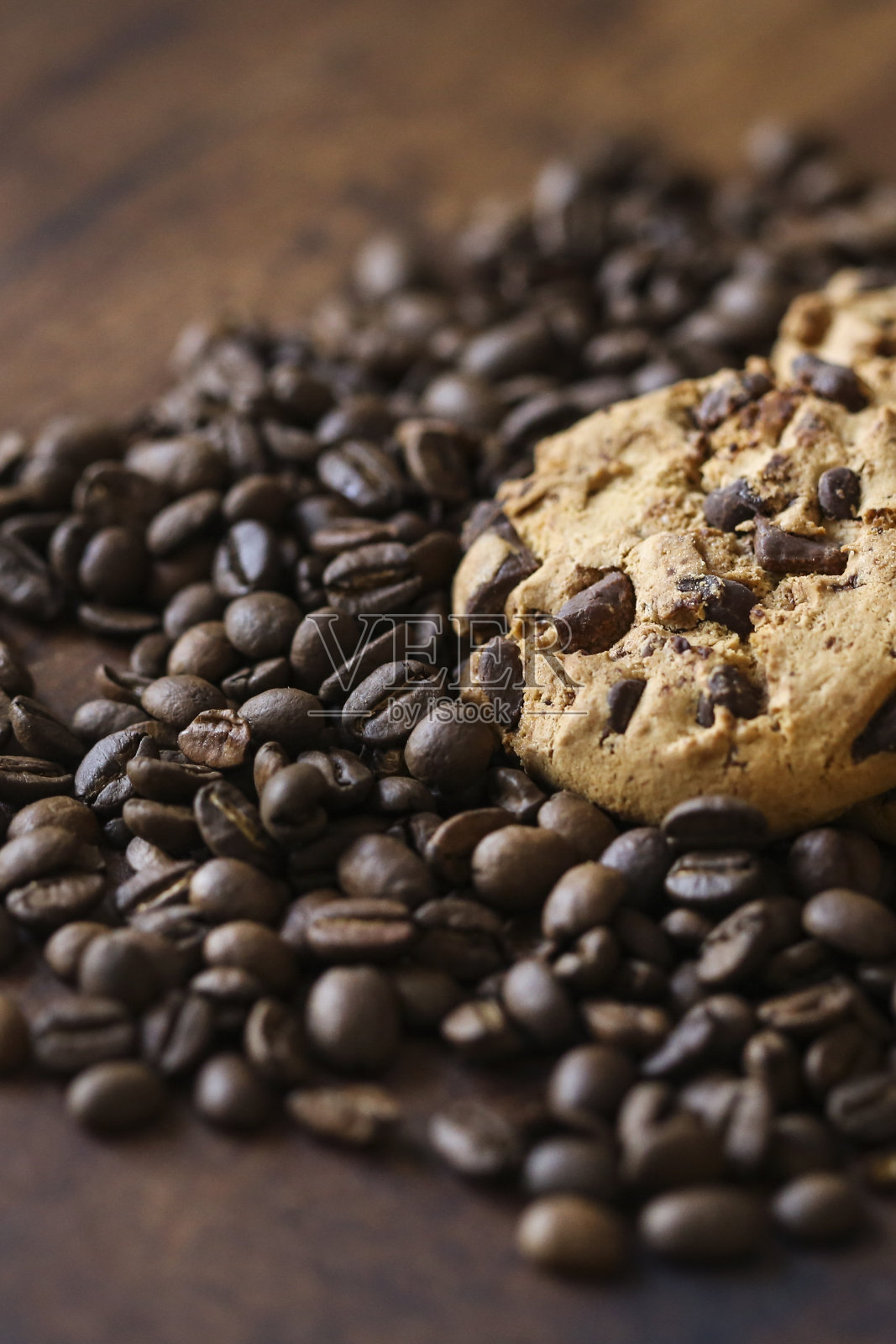 咖啡风味的饼干照片摄影图片
