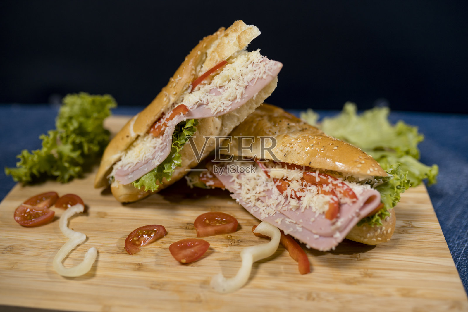 三明治照片摄影图片