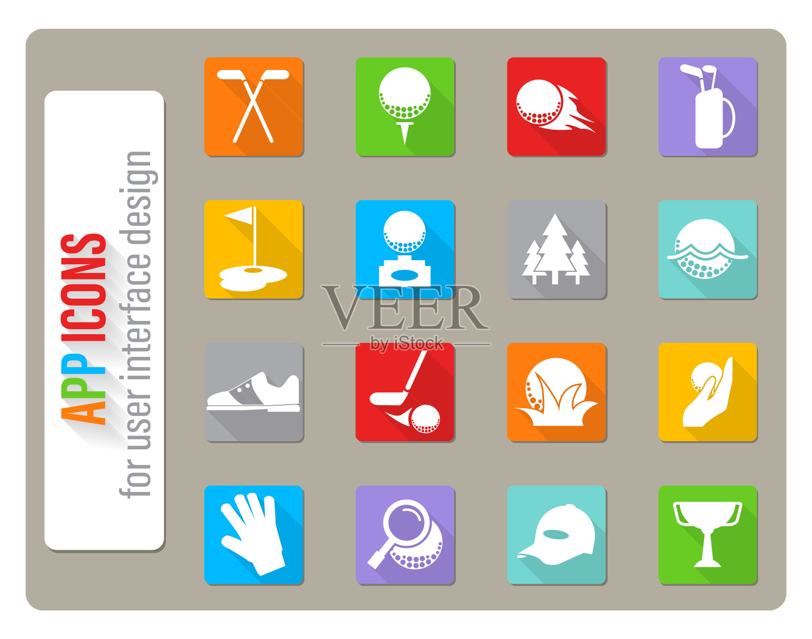 商业和金融图标集图标素材