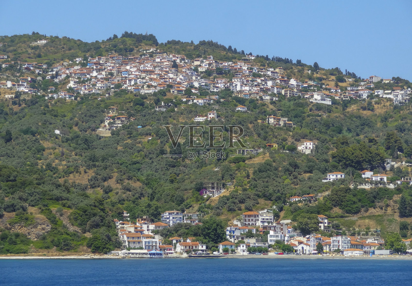 斯科佩洛斯的卢特拉基照片摄影图片