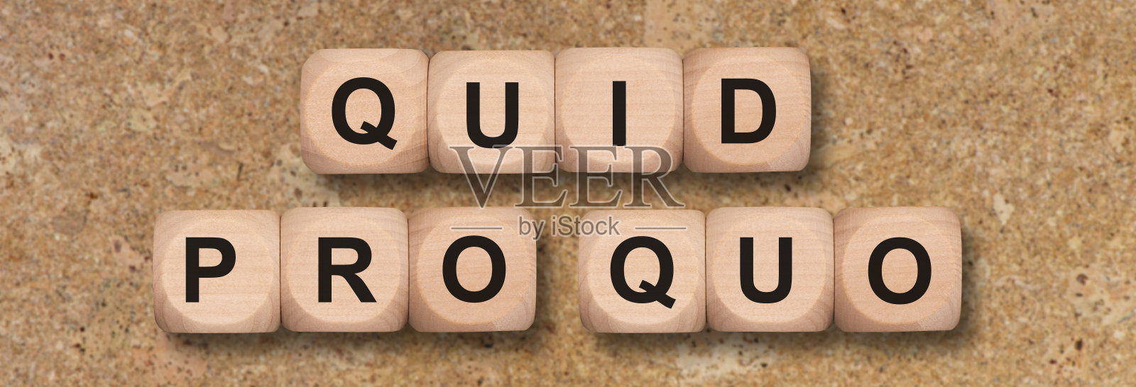 印在木头方块上的交换物照片摄影图片