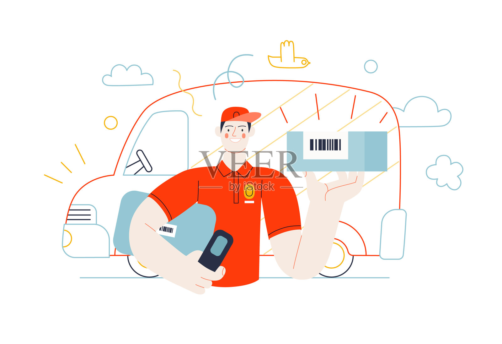 业务主题-交付插画图片素材