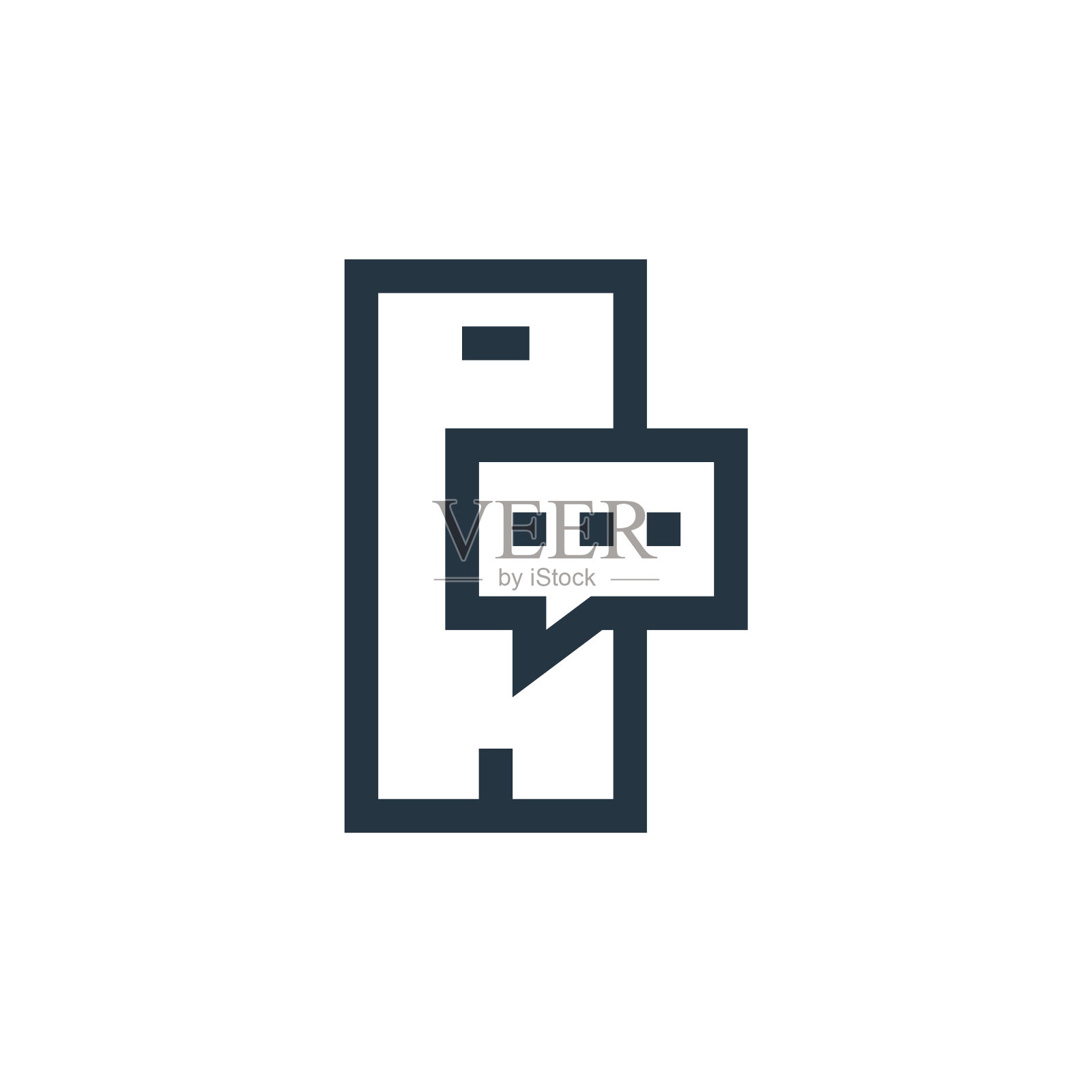 信使矢量图标孤立在白色背景。轮廓,细线信使图标的网站设计和移动,应用程序开发。细线信使轮廓图标矢量插图。插画图片素材