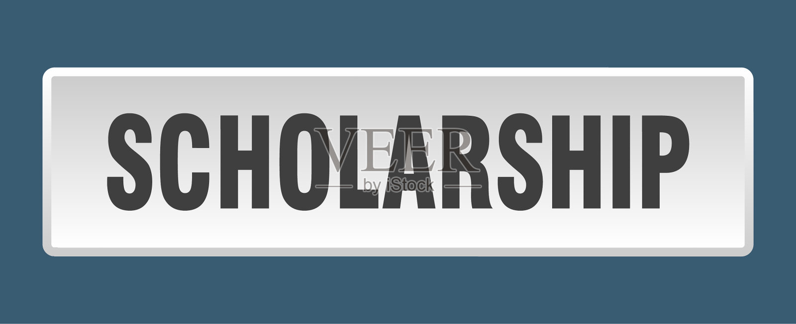 奖学金方按钮奖学金白按钮插画图片素材