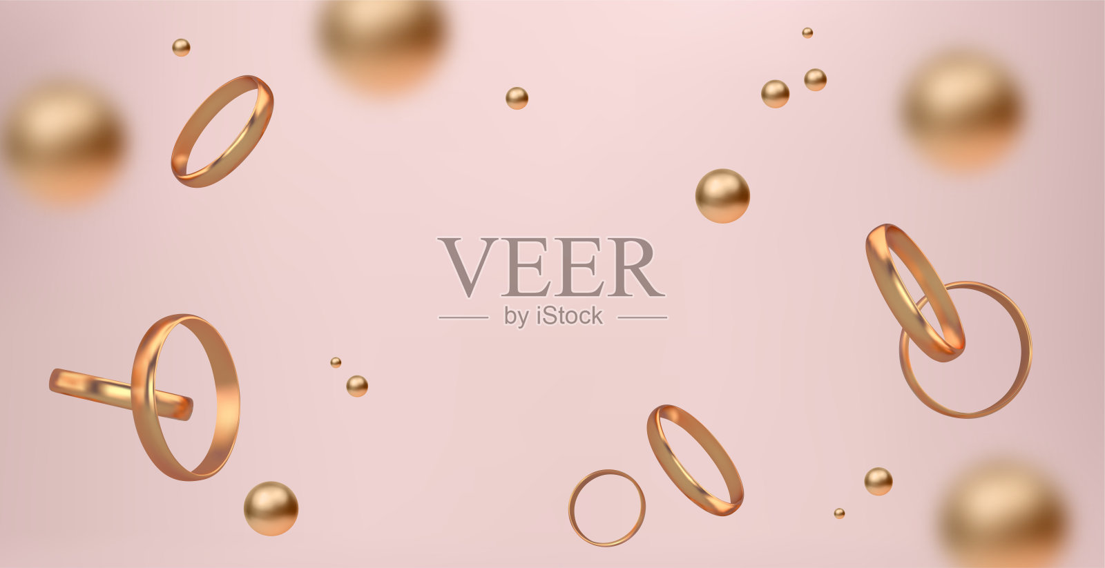 黄金结婚戒指照片摄影图片