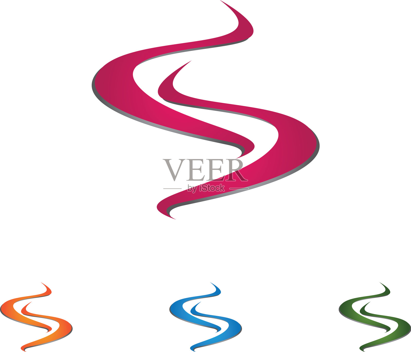 公司商务信函标志设计插画图片素材