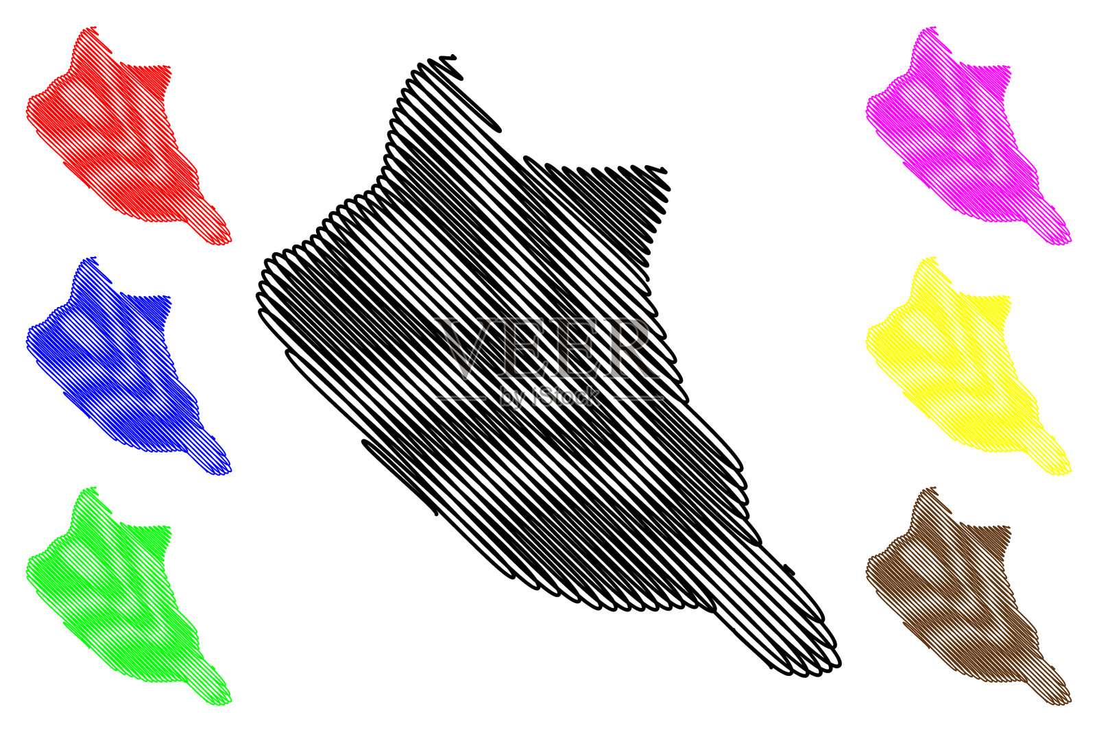 切西诺沃-奥布莱斯沃市北部共和国插画图片素材