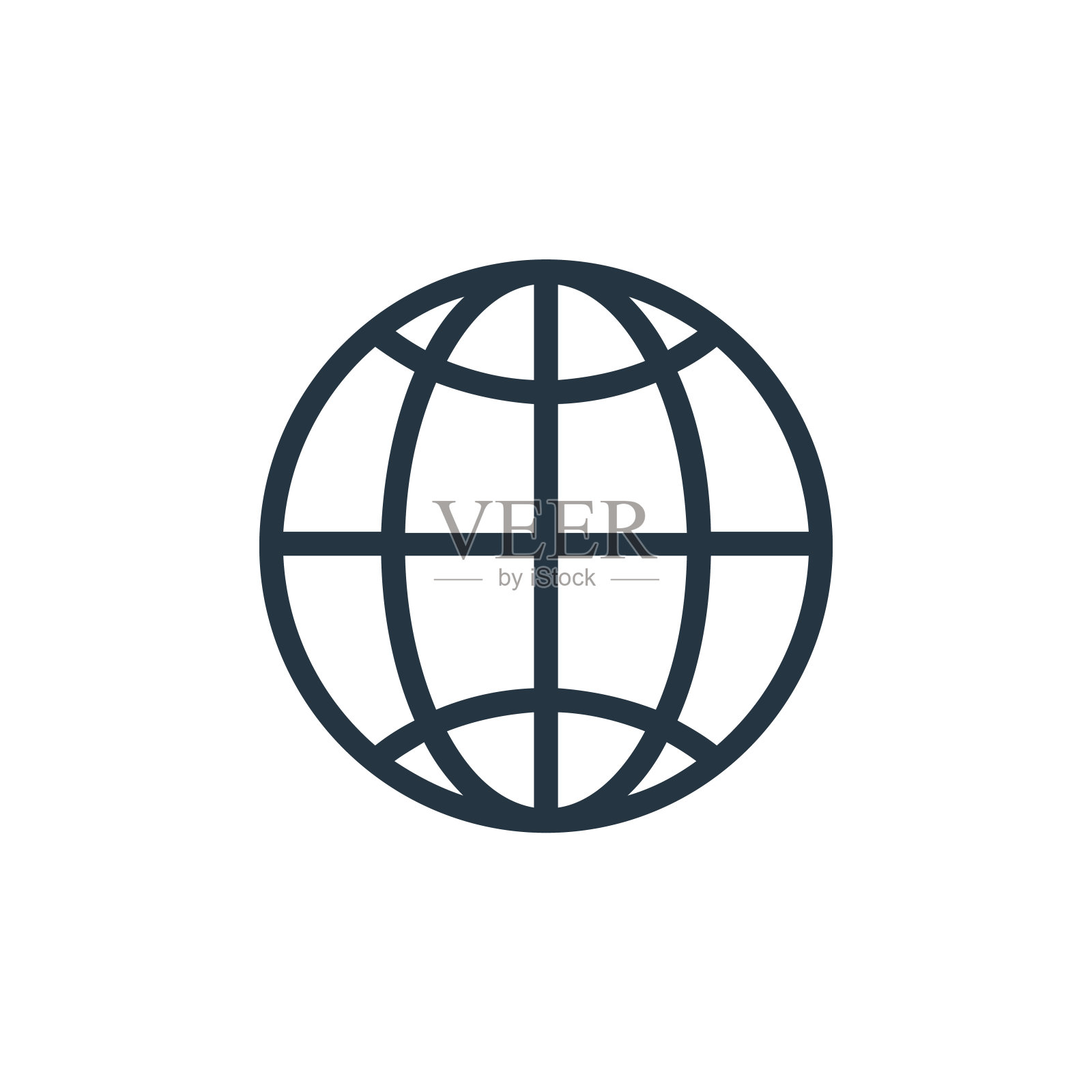 互联网矢量图标孤立在白色背景。轮廓线,细线互联网图标,用于网站设计和移动,应用程序开发。细线互联网轮廓图标矢量插图。图标素材