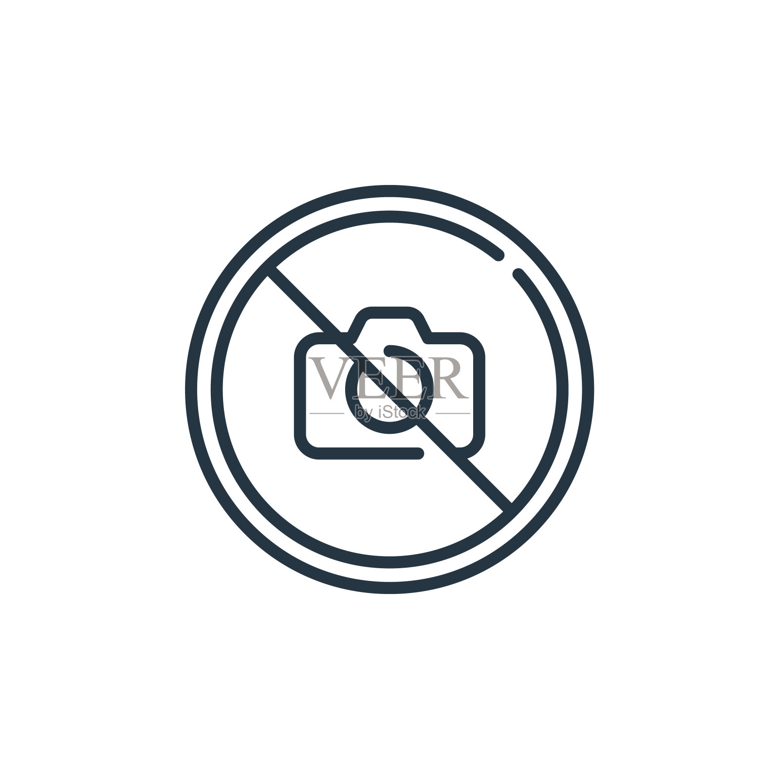 没有照片矢量图标孤立的白色背景。轮廓,细线无照片图标网站设计和移动,应用程序开发。细线没有照片轮廓图标矢量插图。插画图片素材