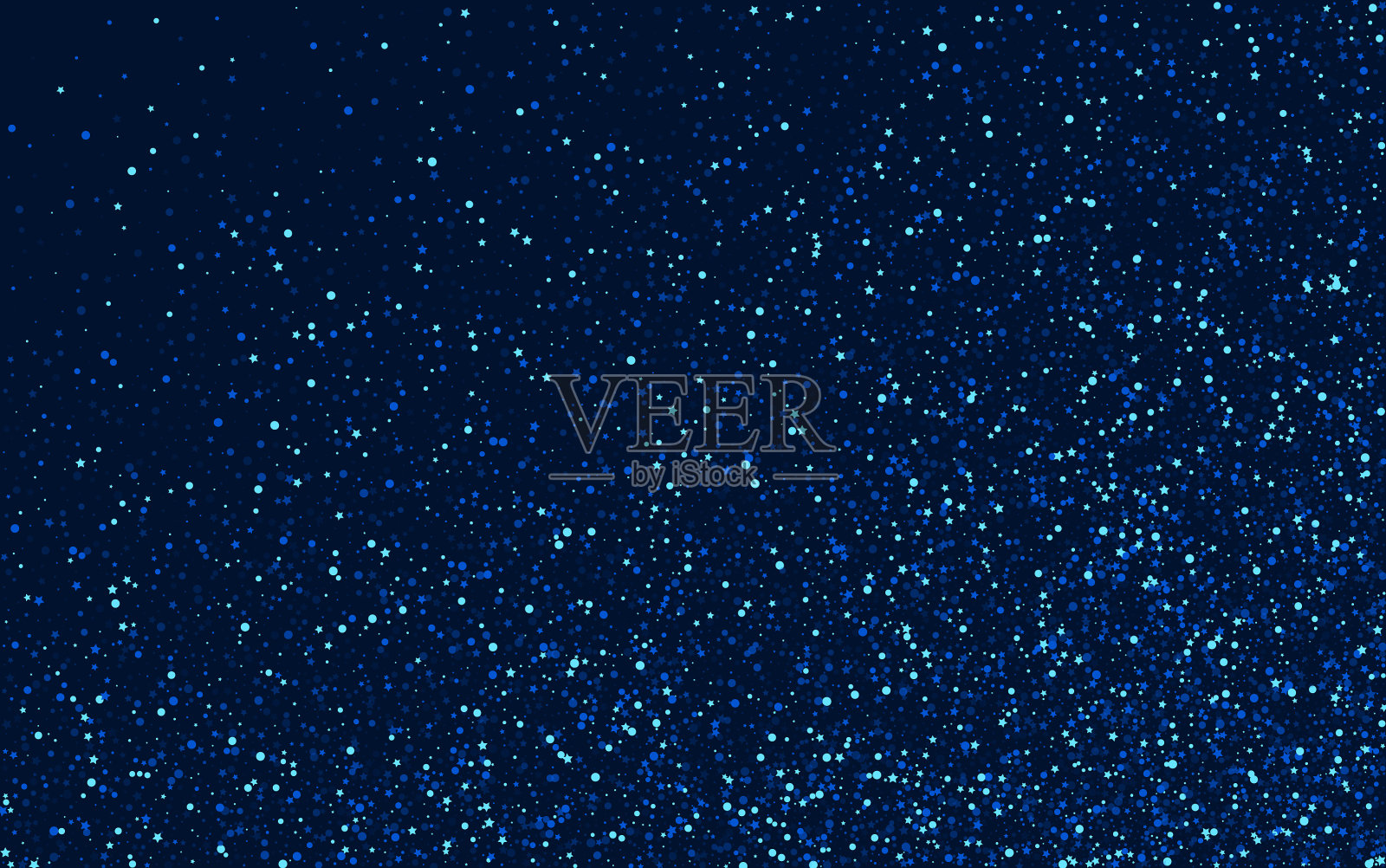 银色圣诞数码闪耀模板蓝色插画图片素材