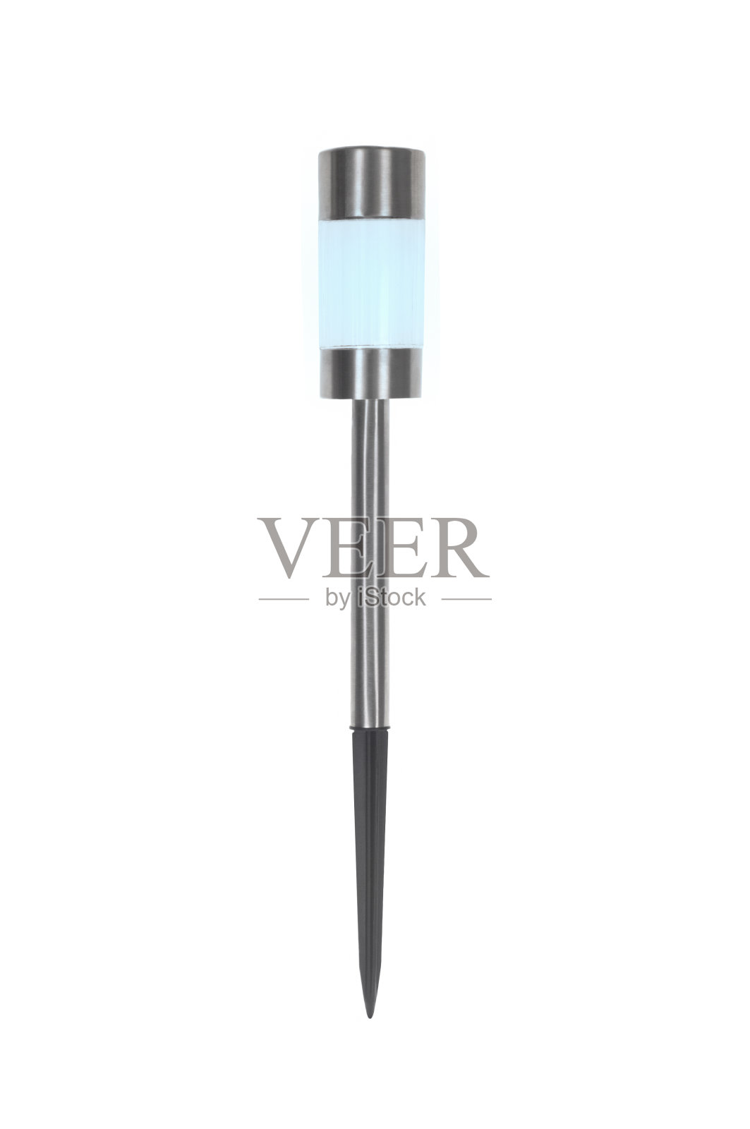 太阳能花园灯照片摄影图片