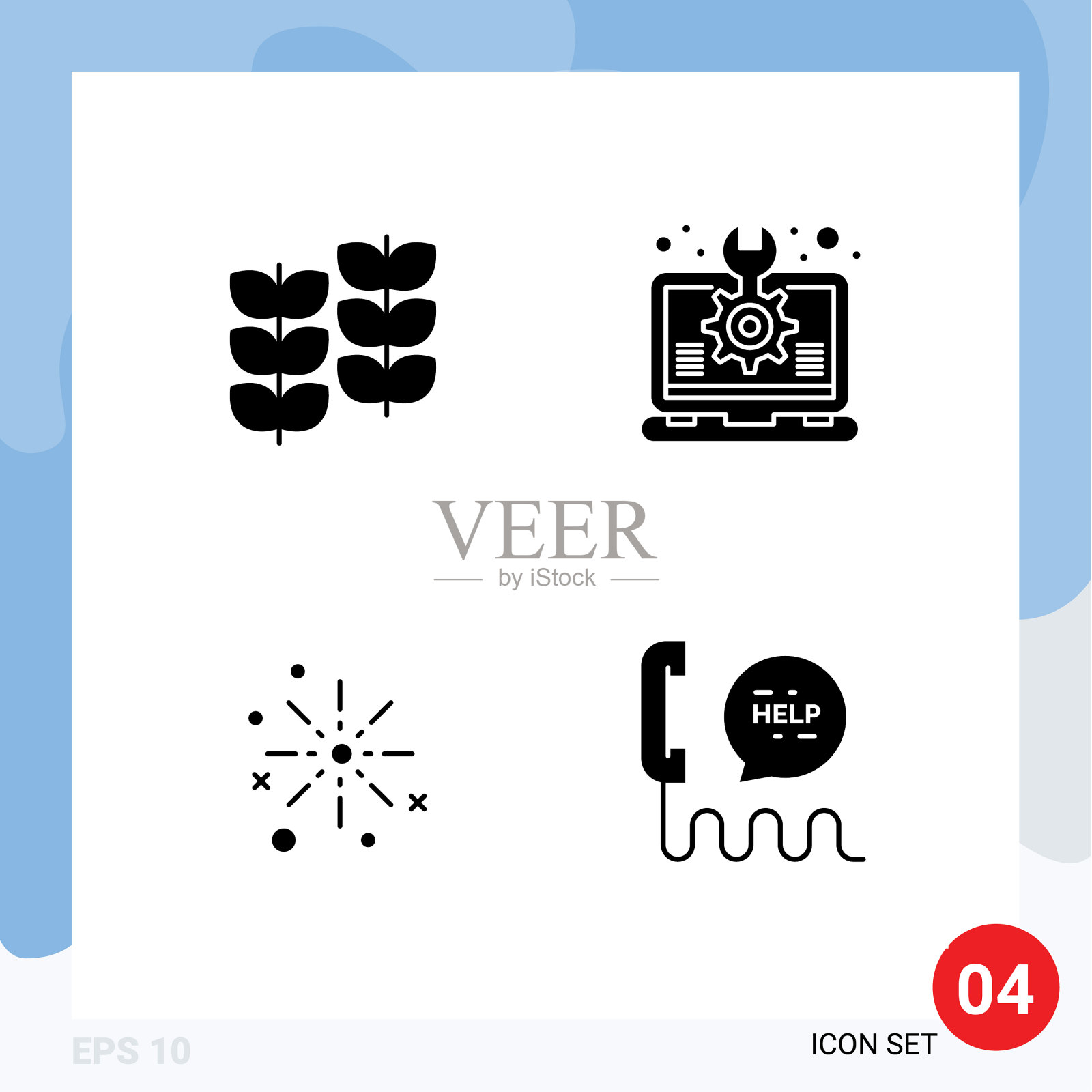 通用图标符号组4现代立体图标素材