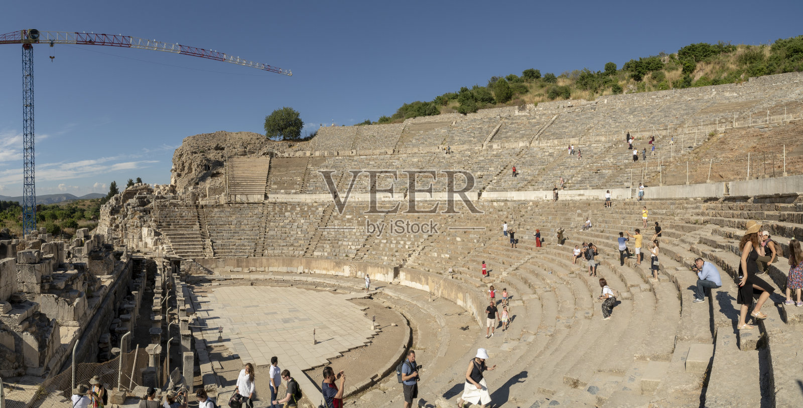 土耳其以弗所遗址照片摄影图片