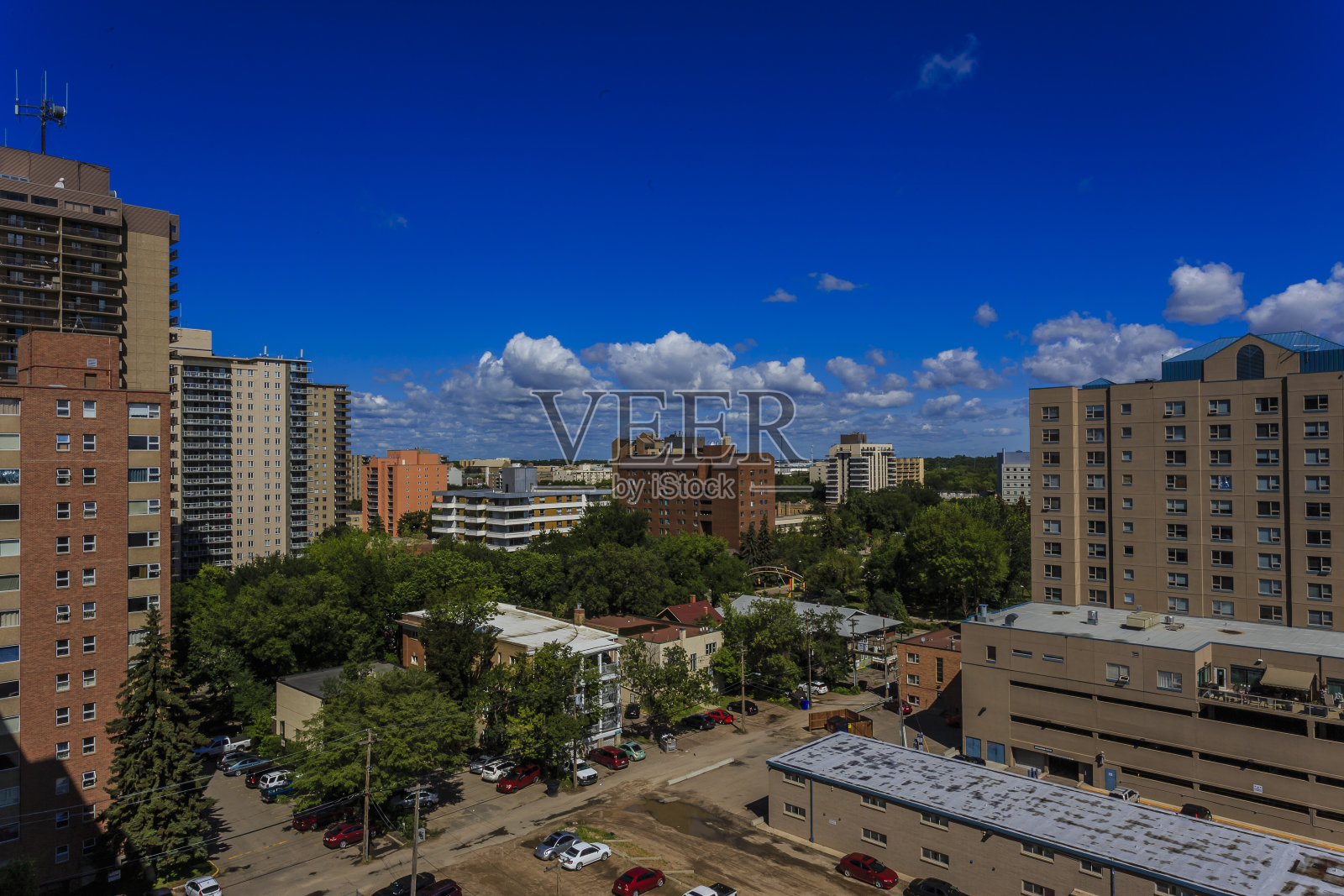 萨斯卡通市中心照片摄影图片