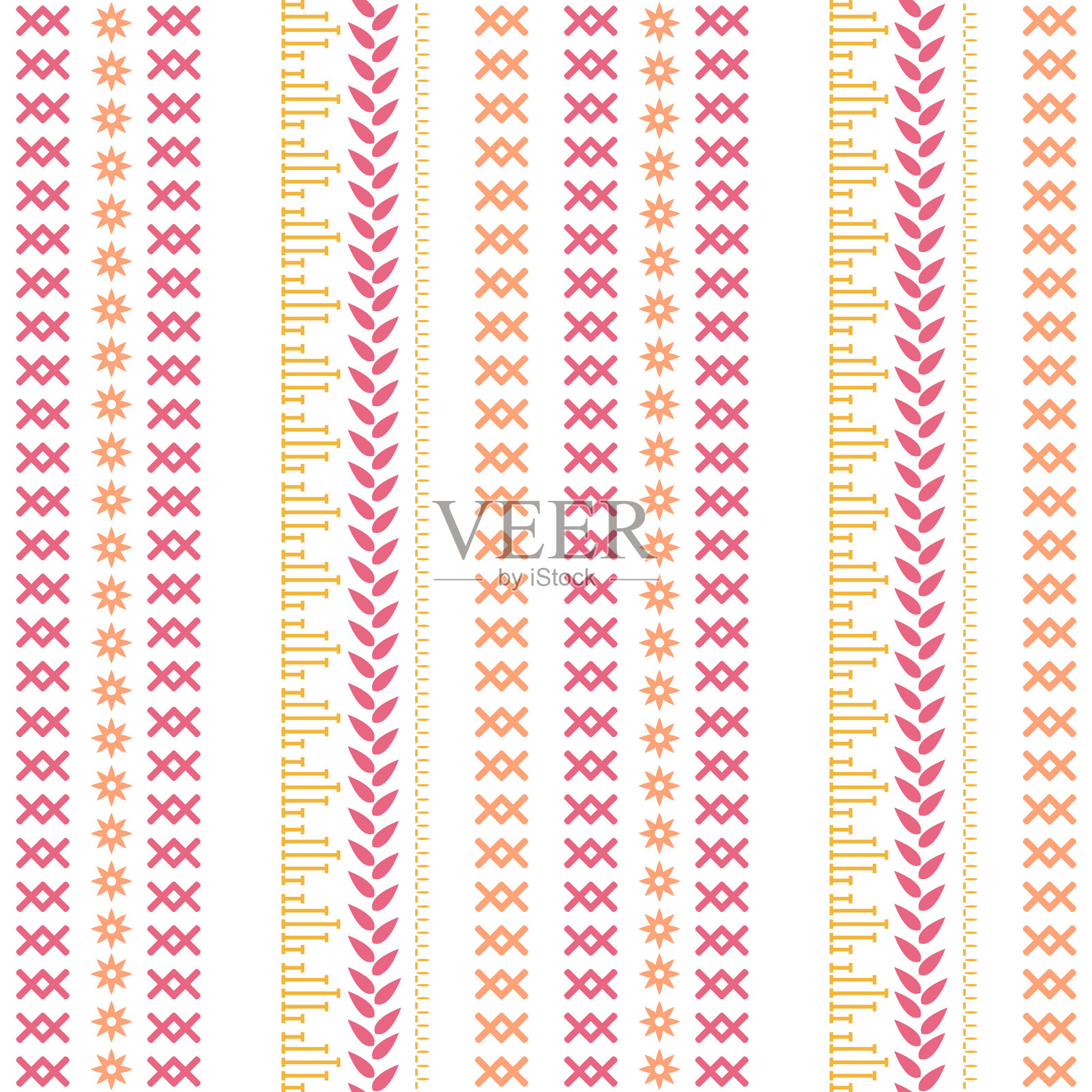 用于墙壁卧室装饰的刺绣设计图案插画图片素材