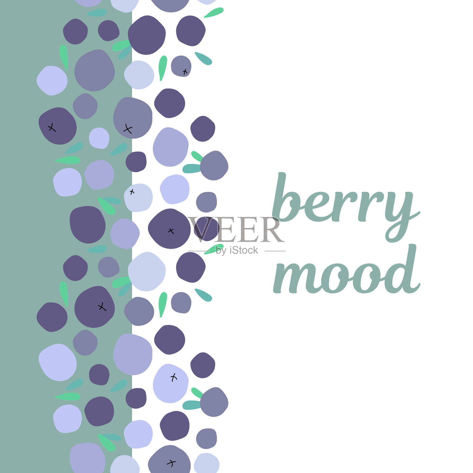 贝瑞情绪模式插画图片素材