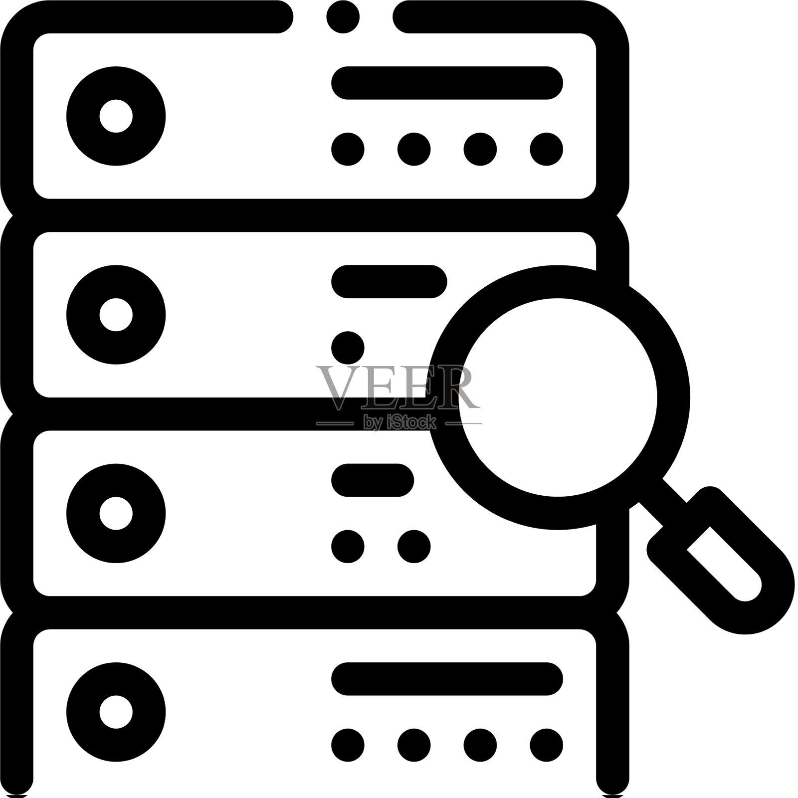 粒子研究算法图标轮廓图标素材