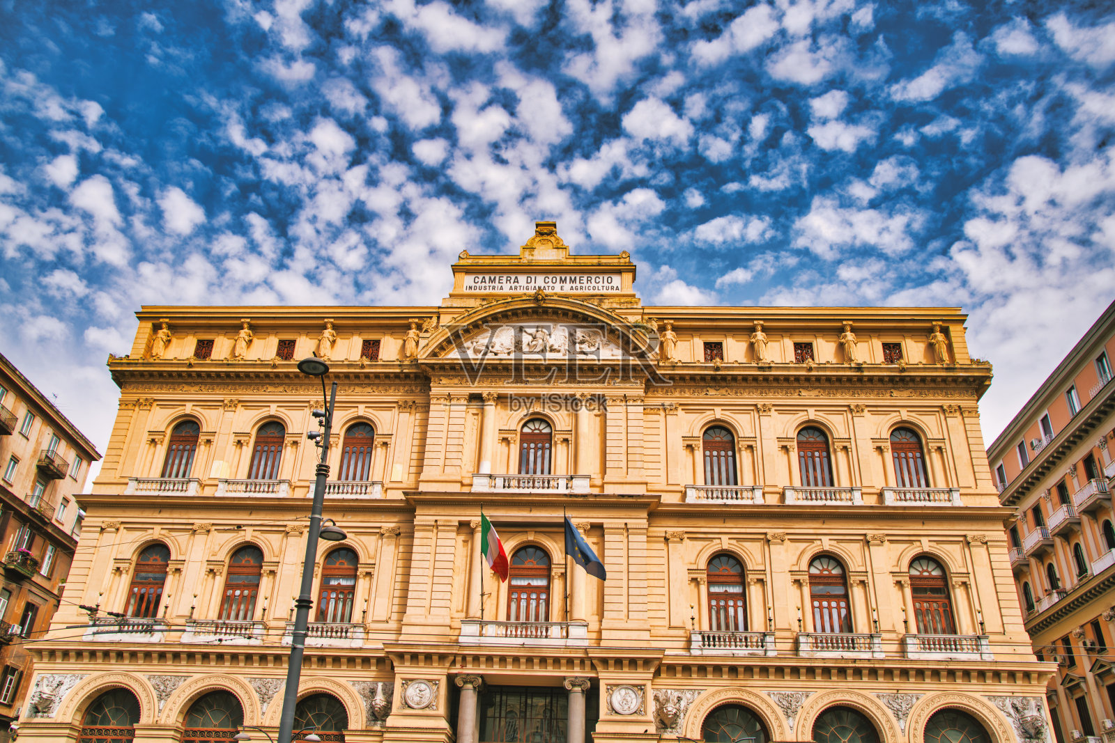 那不勒斯-联合国教科文组织世界遗产-意大利照片摄影图片