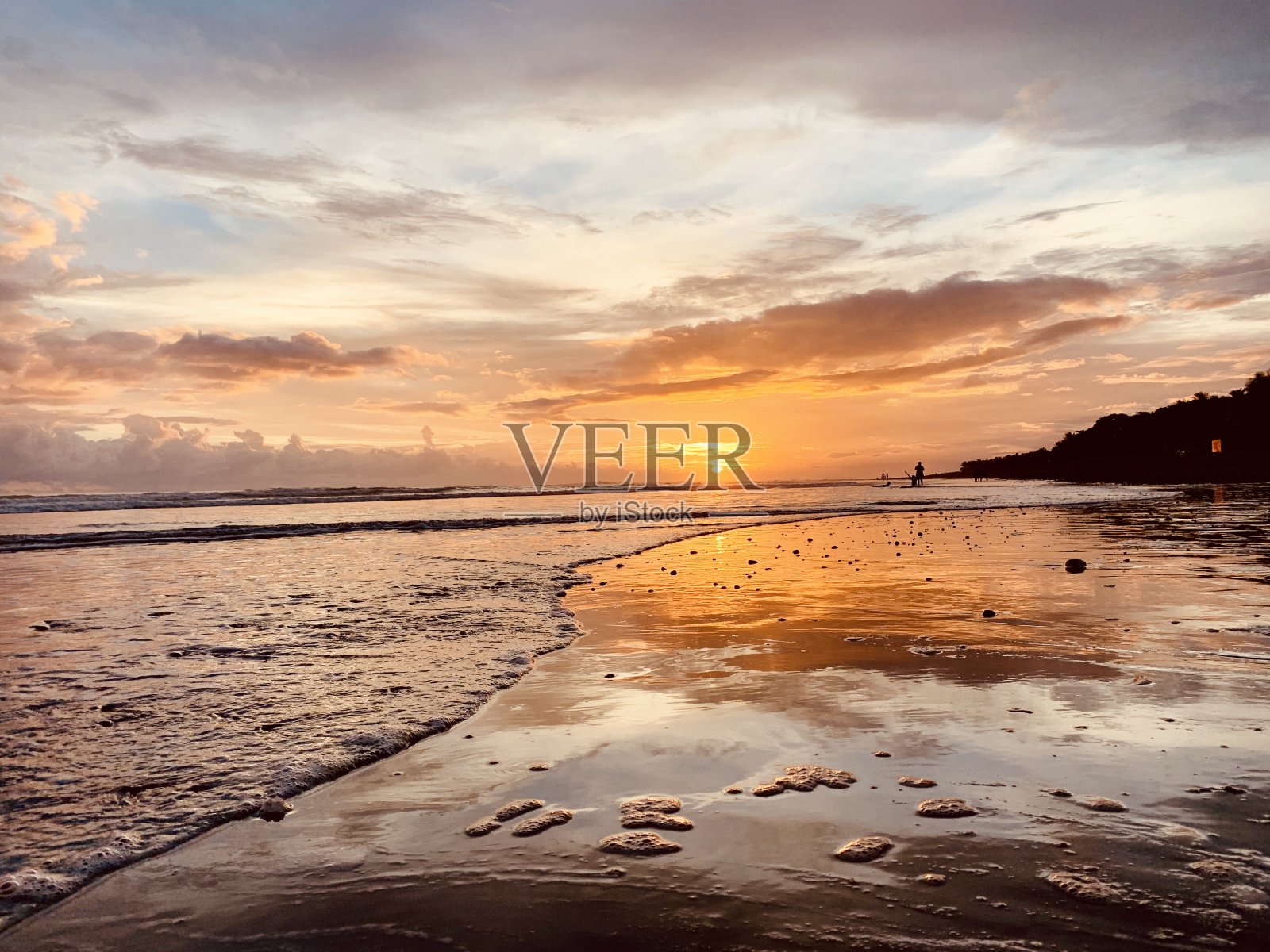 纯日落的生活照片摄影图片