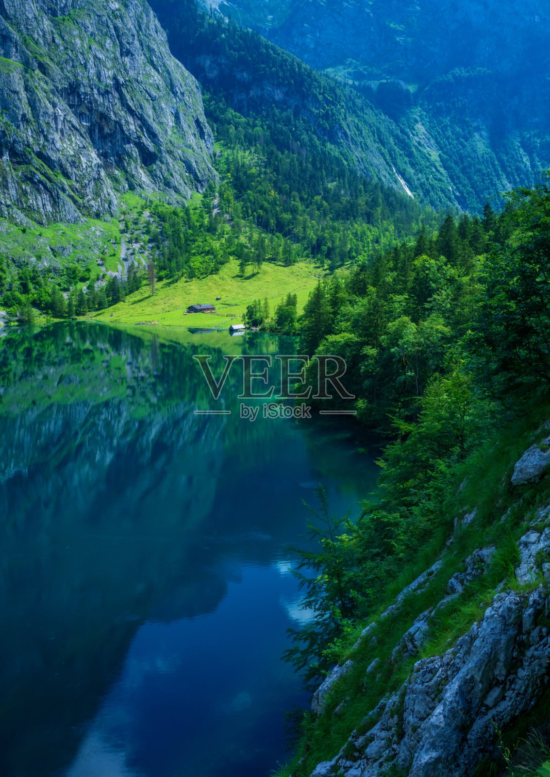 在巴伐利亚伯湖照片摄影图片