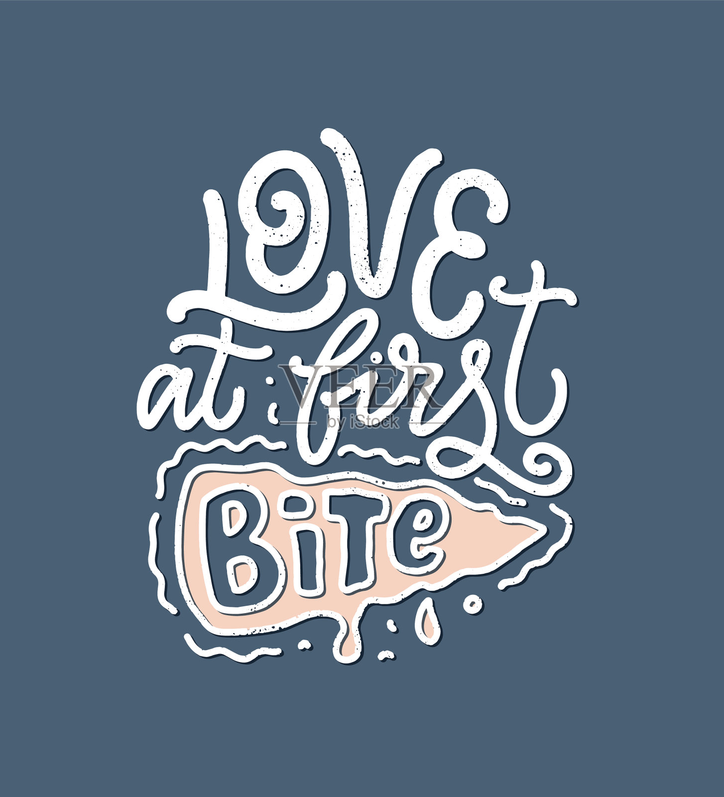 关于披萨印刷的手绘蚀刻引用插画图片素材