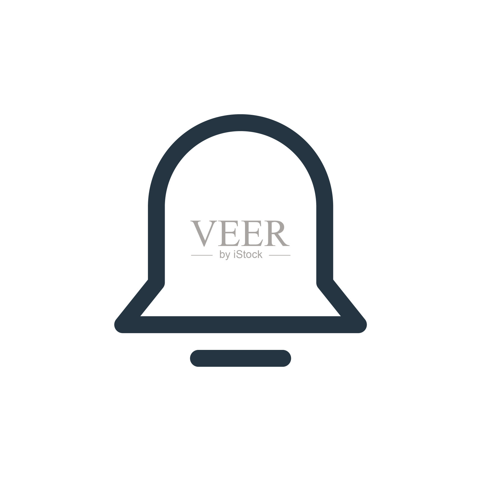 通知矢量图标隔离在白色背景。大纲,细线通知图标的网站设计和移动,应用程序开发。细线通知大纲图标矢量插图。图标素材