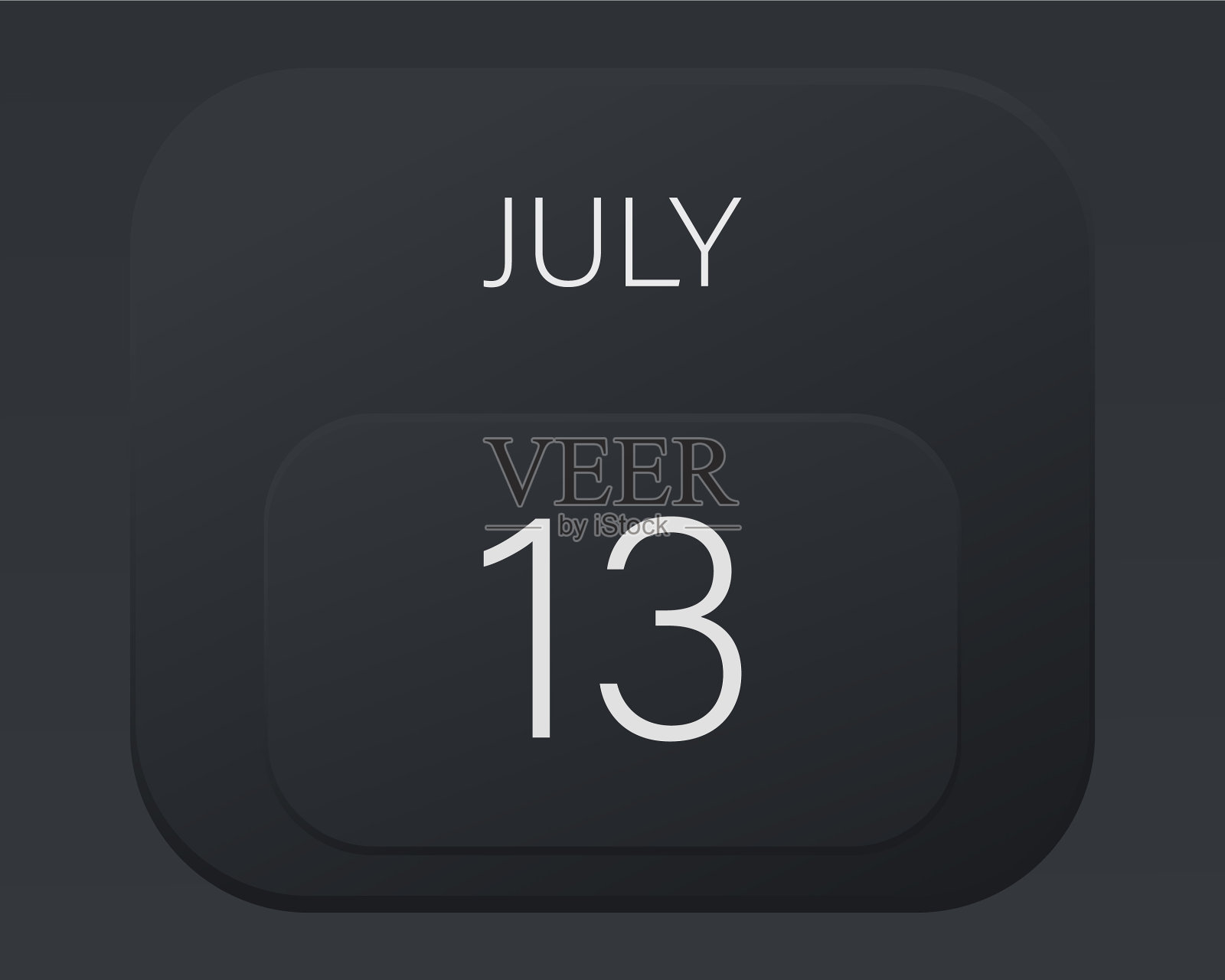 设计日历2021年在时尚的黑色风格插画图片素材