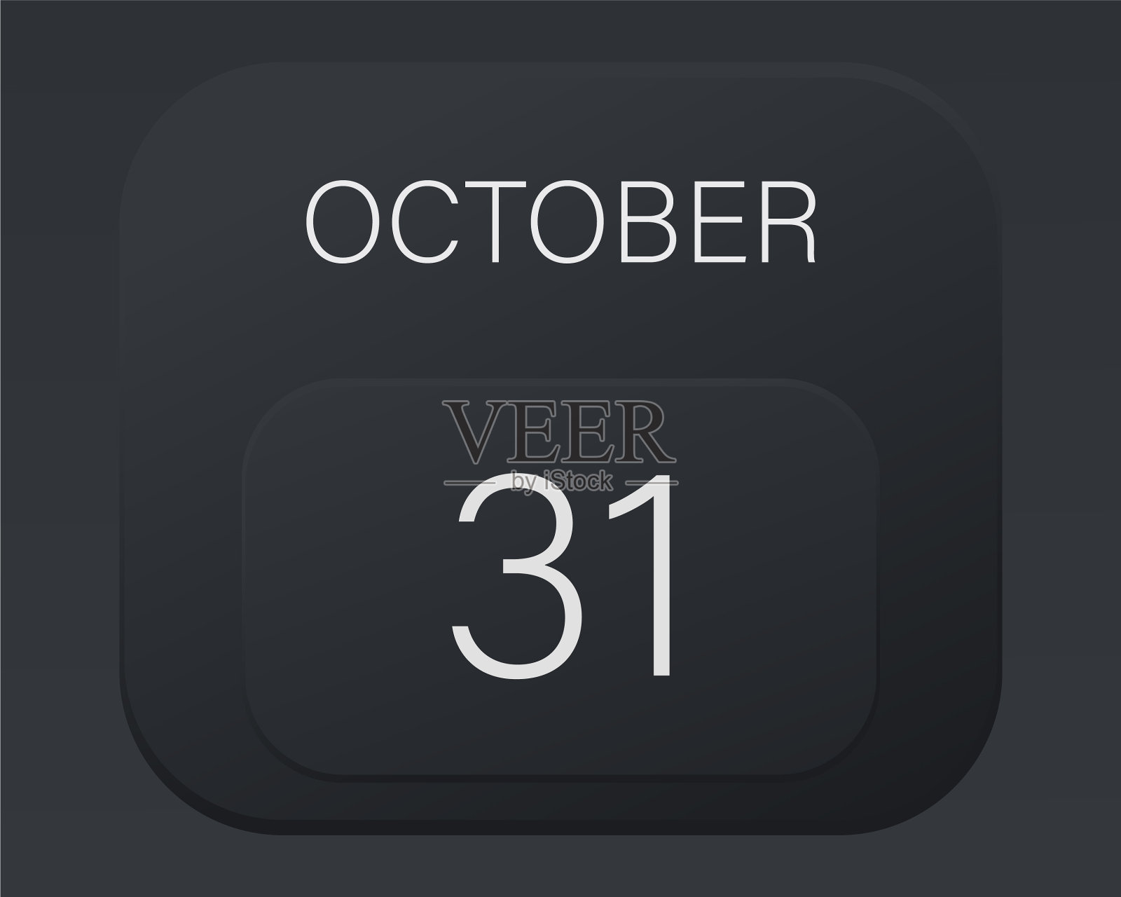 设计日历2021年在时尚的黑色风格插画图片素材