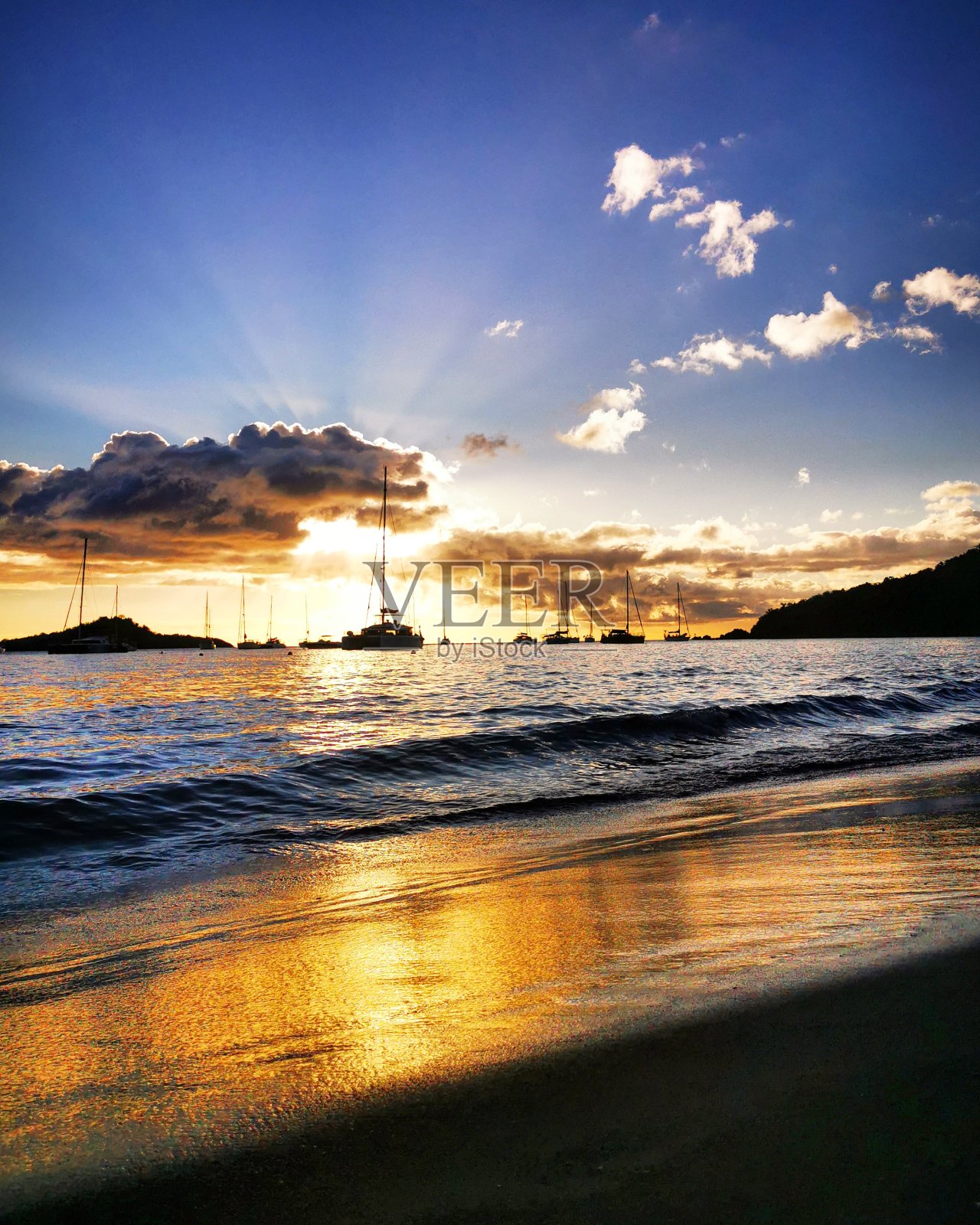 日落照片摄影图片