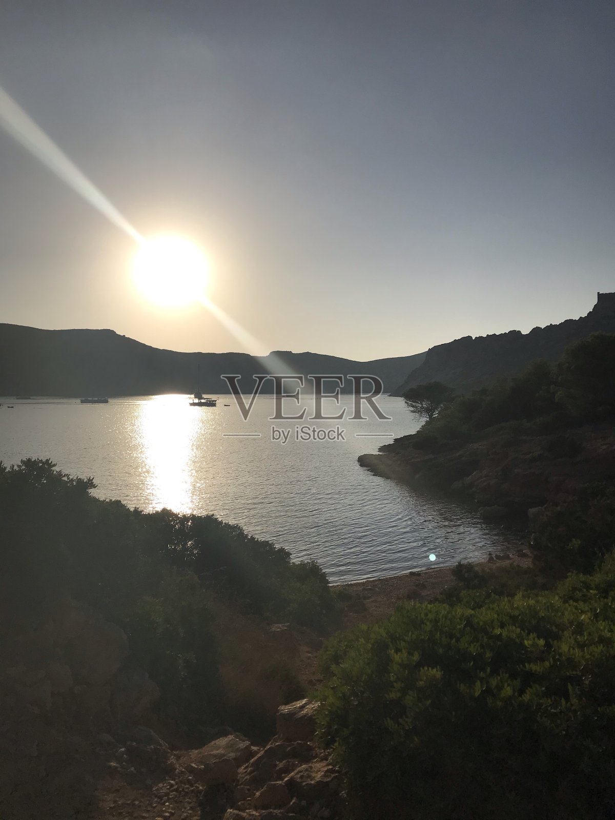 卡布雷拉岛。西班牙。照片摄影图片