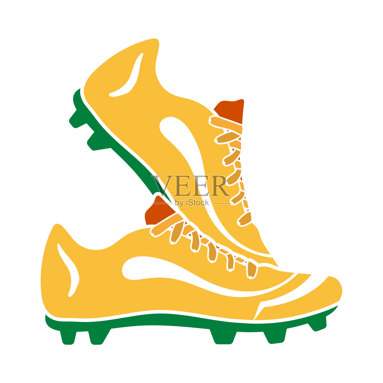 足球鞋图标插画图片素材