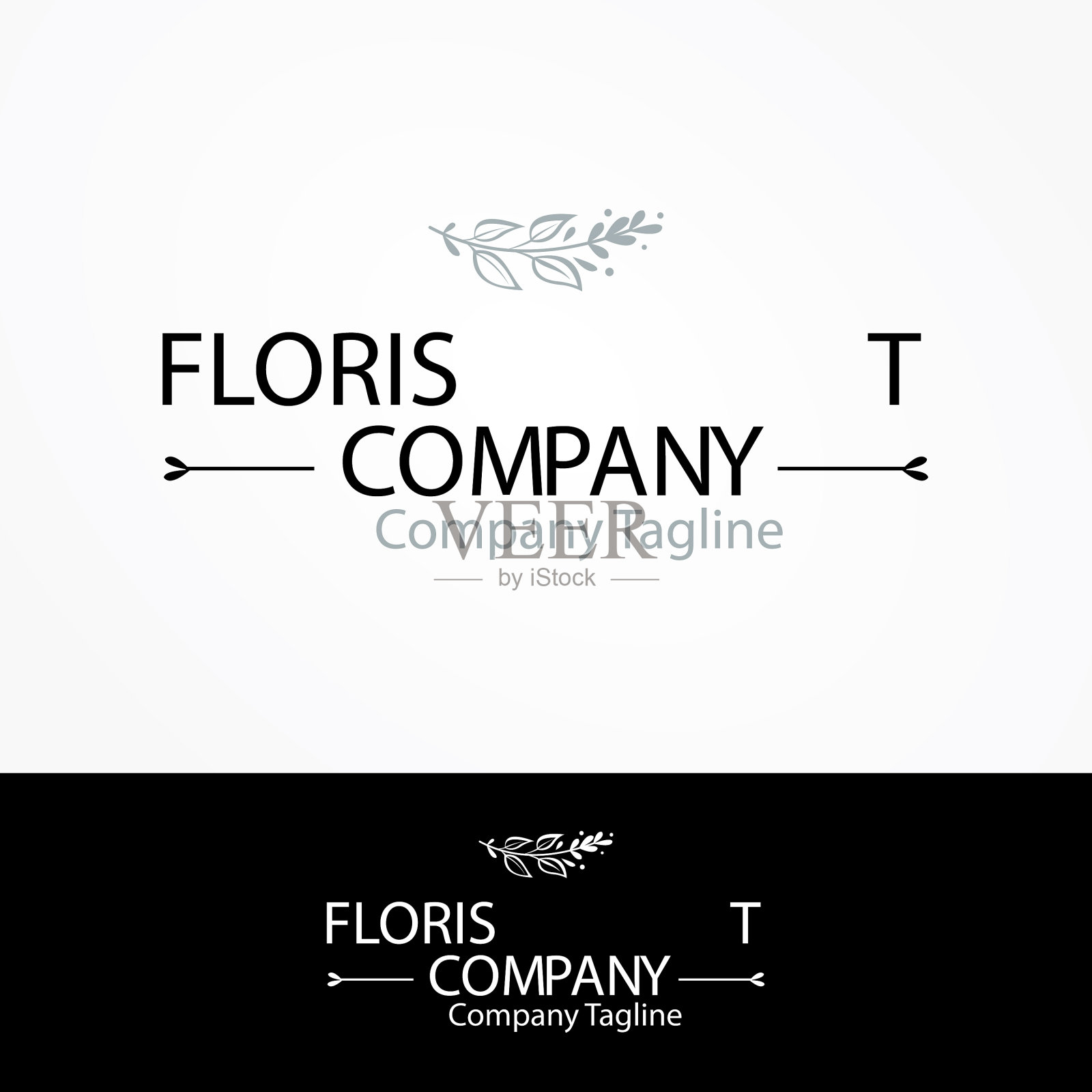 自然标志模板手绘设计插画图片素材