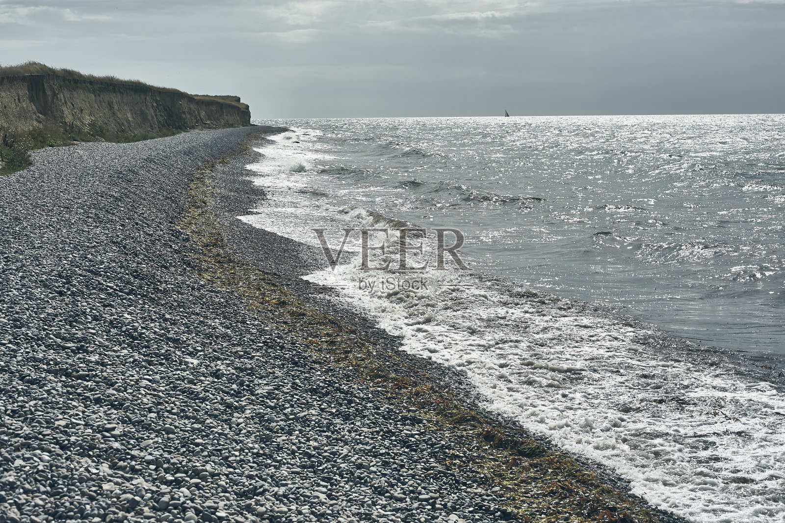 丹麦的海岸线照片摄影图片