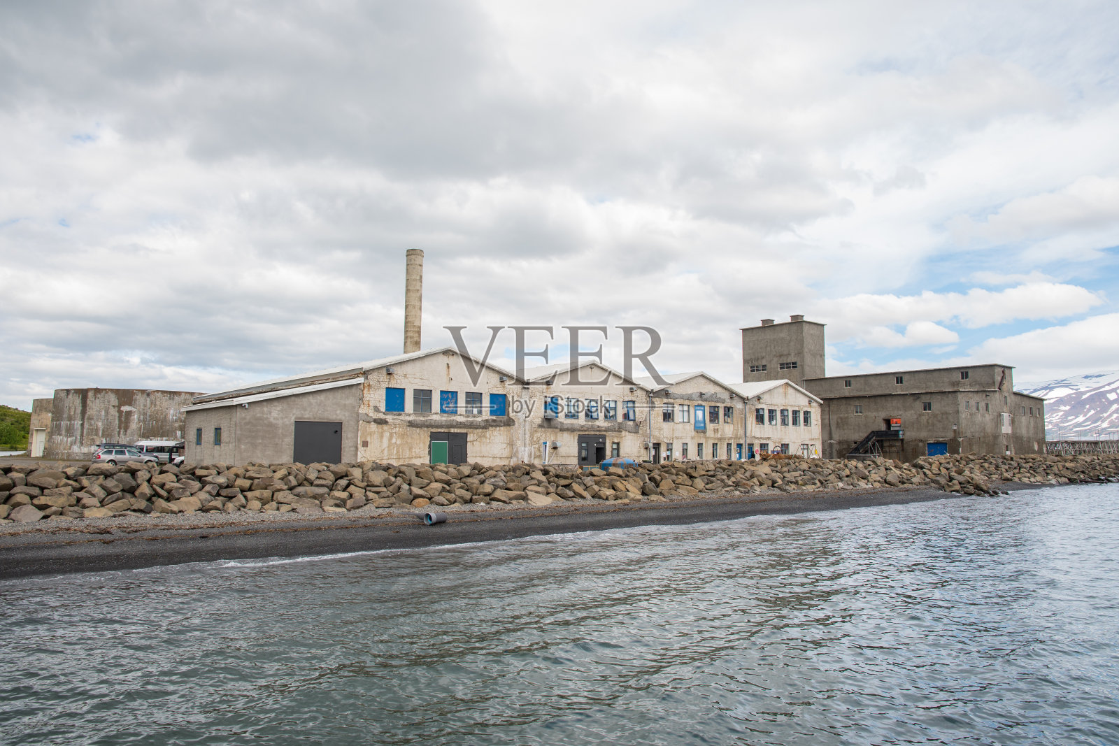 冰岛Hjalteyri的老鲱鱼工厂照片摄影图片