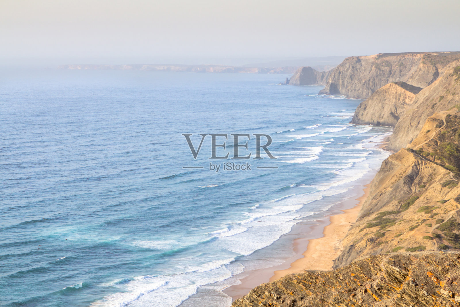 葡萄牙阿尔加维科多马海滩照片摄影图片