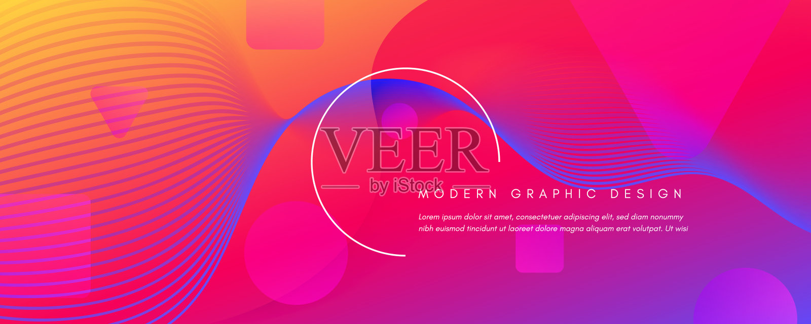 五颜六色的液体的形状。流三维概念。颜色插画图片素材