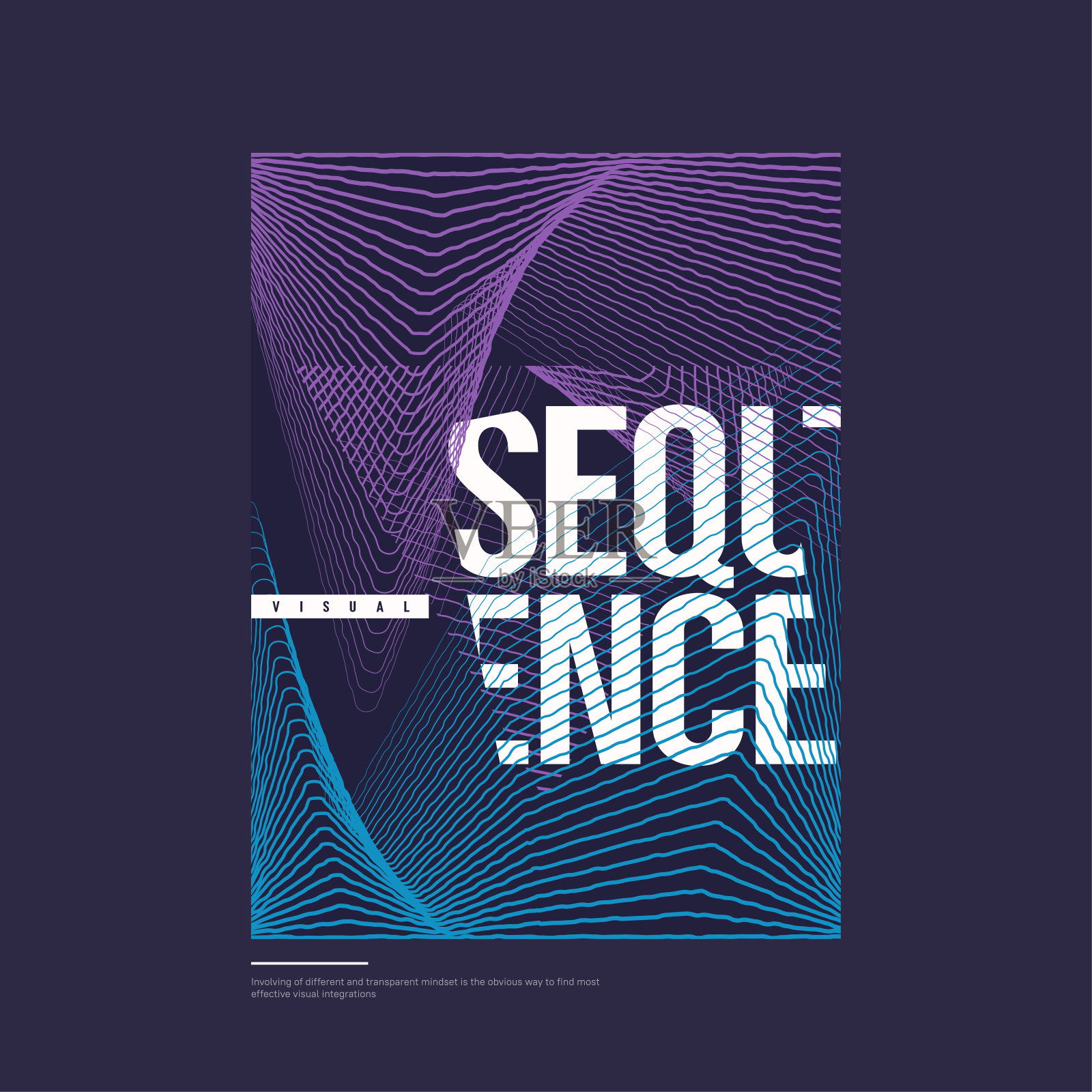 数字几何矢量插图,t恤印花,海报,封面设计设计模板素材