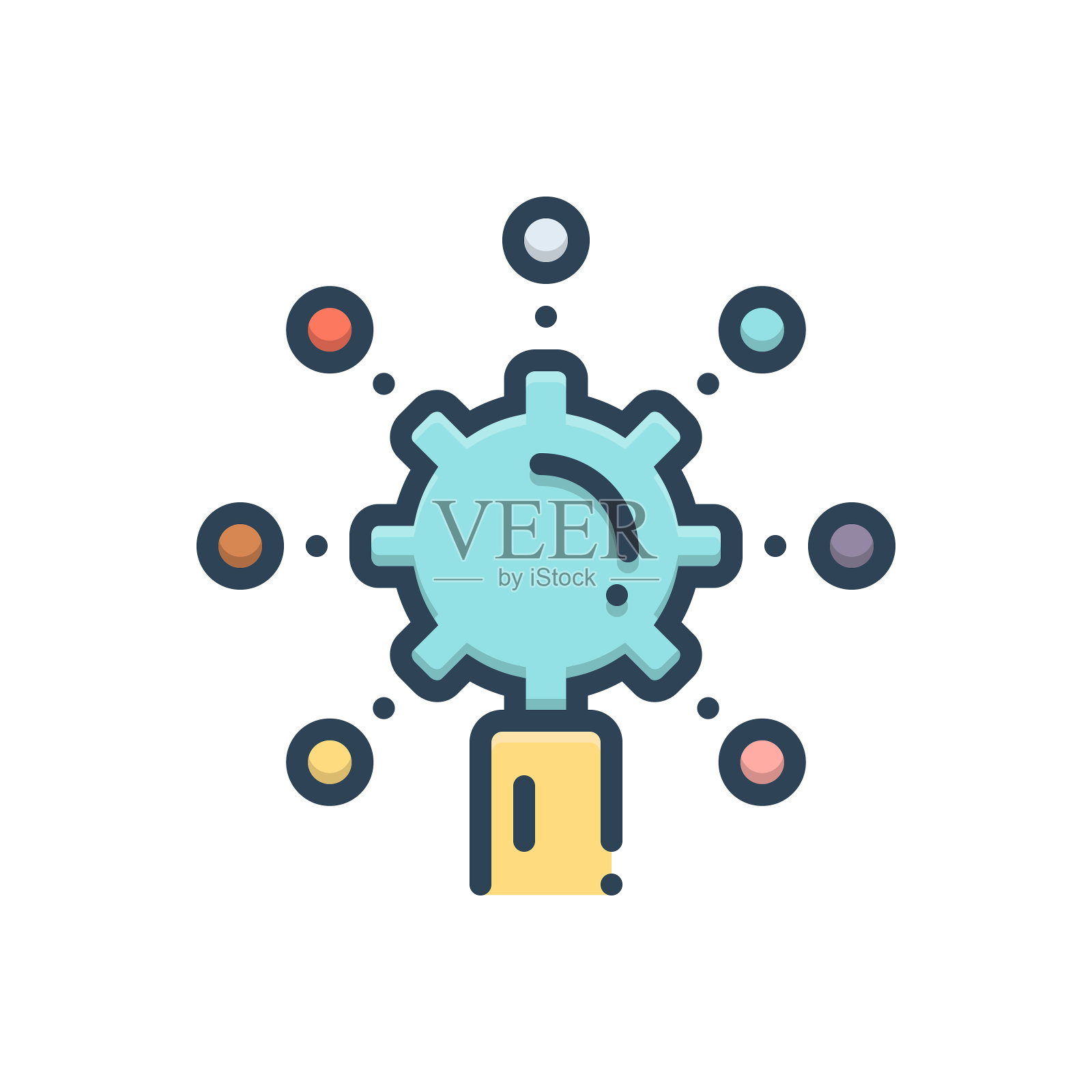 数字化数字化插画图片素材