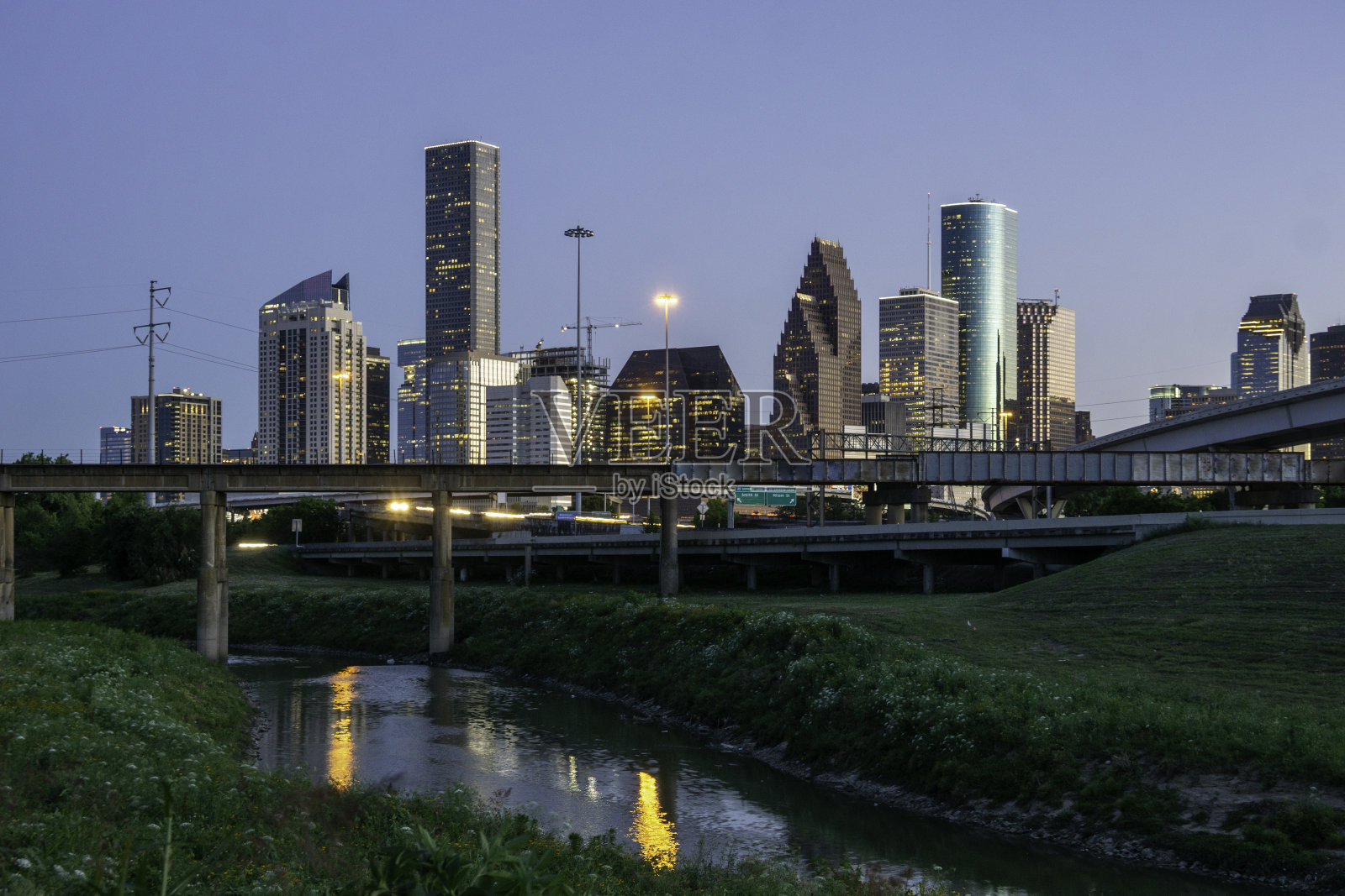 休斯敦市区景观照片摄影图片