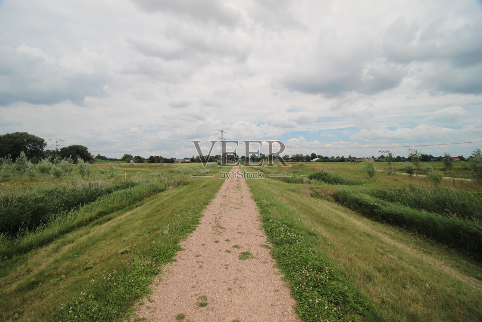 作为鹿特丹储水的Eendragtspolder划艇道。照片摄影图片