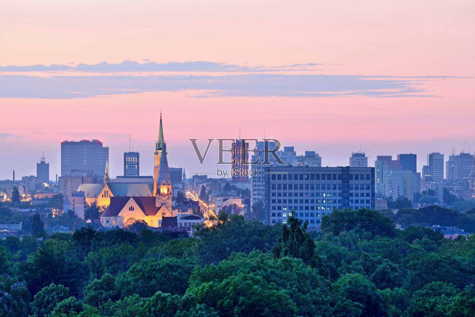 波兰罗兹市照片摄影图片