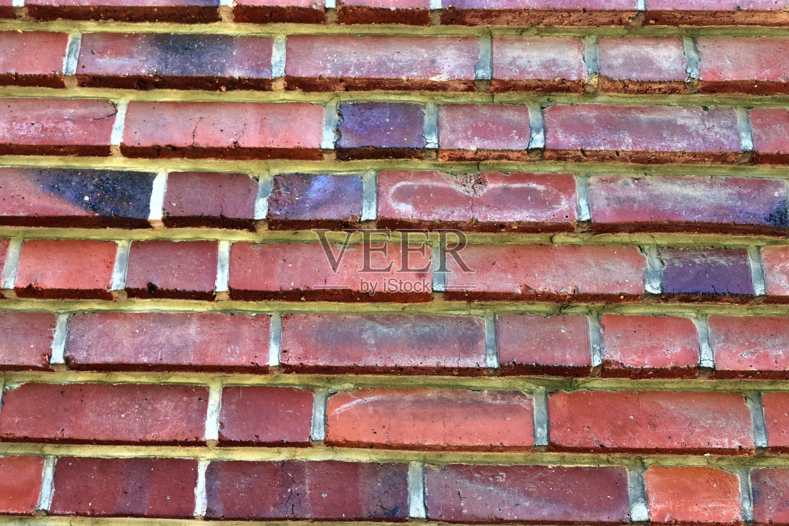 古老的砖墙。纹理古老的风化砖墙全景背景照片摄影图片