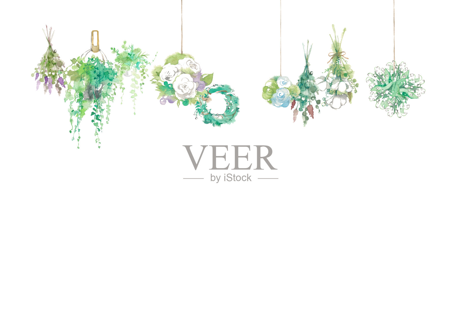 花店插画图片素材