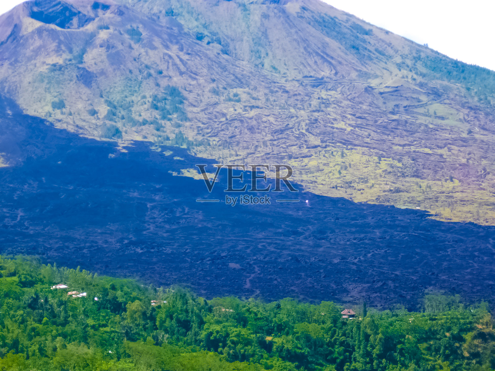 巴图尔山,早上,巴厘岛照片摄影图片
